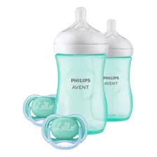 Set Avent Natural Con Dos Biberónes Y 2 Chupones Ultra Air 6