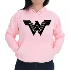 Moletom Agasalho Mulher Maravilha Blusa De Frio Casaco