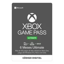 Xbox Game Pass Ultimate 6 Meses [ Codigo Digital México ]