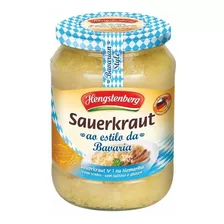 Kit 3 Chucrute À Baviera Em Conserva Hengstenberg Vidro 650g