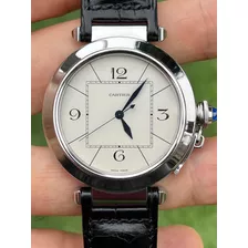 Reloj Cartier Pashá 2730, 42mm Usado 9/10 Cuero Automático