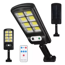 Luminária Solar Refletor Poste Led 100w Potente Aprova Chuva