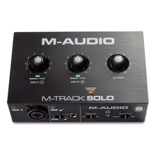 M-audio M-track Solo: Interfaz De Audio Usb Para Grabación, 