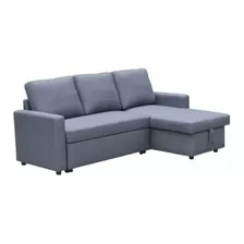 Sillon Sofa Esquinero 3 Cuerpos + Baulera + Usb