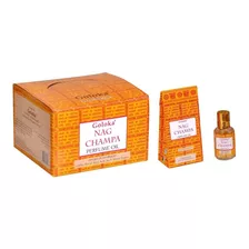 Óleo Perfumado Indiano Goloka Nag Champa 6un.10ml- Meditação