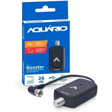 Booster Aquario Amplificador Sinal Tv Digital Hdtv Uhf Vhf 