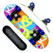 Mini Skate Estampa Radical Sk8 Brinquedo Infantil Até 30kg