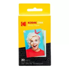 Papel Fotografico Kodak Zink Kodak 2x3 20 Unidades