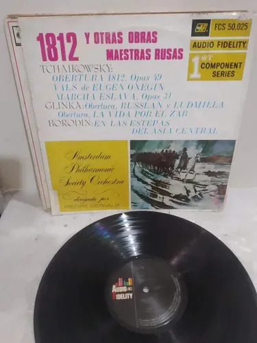 Pierre Dervaux - 1812 Y Otras Obras Maestras Rusas - vinilo 1980