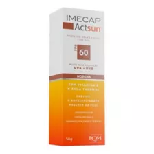 Protetor Solar Actsun Fps60 Para Pele Morena 50g