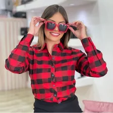 Camisa Xadrez Flanelada Fashion Importada Linda Do P Ao Gg 