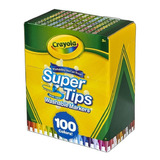 Crayola Super Tips Wasable 100 Count Markers Marcadores