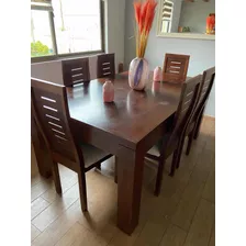 Comedor Madera 6 Sillas