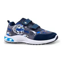 Zapatillas Footy Pop Futbol Luz Led Niños Pop473/4