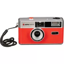 Câmera Analógica Reutilizável Agfaphoto 35mm Vermelha
