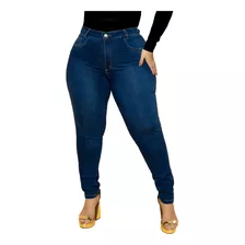 Calça Jeans Plus Size Feminina Skinny Lycra Premium Atacado 
