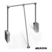 Barrote Elevador De Aluminio Para Placard De 90cm A 110cm.