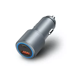 Carregador Veicular 38w Turbo Usb / Usb-c Carga Ultra Rápida