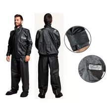 Conjunto Capa De Chuva Motociclista California Premium Pvc