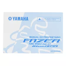 Manual Proprietário Fazer Ys 150 18-21 Yamaha