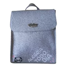 Mochila Luluca 600.832 Cor Prateado