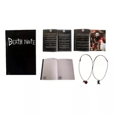 Caderno Death Note, Colar L Anime + Colar Misa Amane