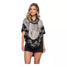 Blusa Feminina Caftan Manga Morcego Batik Boho Premium 