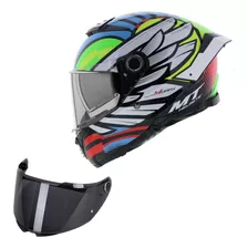 Capacete Mt Thunder 4 Sv Viseira Solar E Aerofólio + Viseira