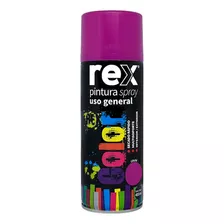 Pintura Aerosol Spray Uso General Secado Rápido Rex Color Violeta