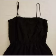 H&m Vestido De Gasa Forrado Usa 10/m