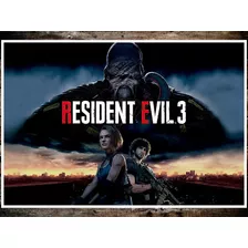 Poster Juego Resident Evil 3 Remake 47x32cm 200grms