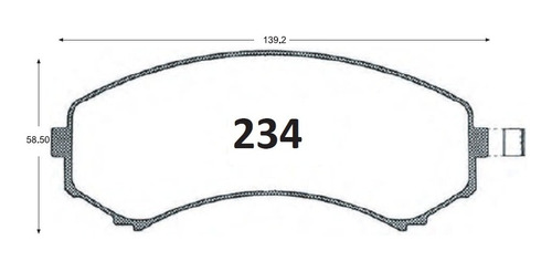 Pastillas De Frenos Delanteras Mazda Mpv 2.6 2wd 1992-1996 Foto 2