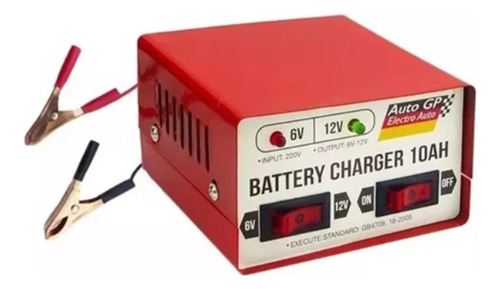 Cargador Batería Moto Auto Scooter 6v-12v 10 Amp Universal
