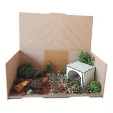 Terrário Para Jabutis Tartarugas E Repteis Grande Mdf 