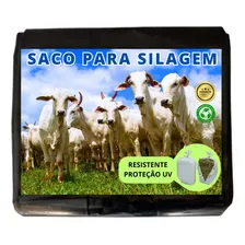 200 Saco Para Silagem Silo 51x110+ 200abraçadeiras 200 Micra