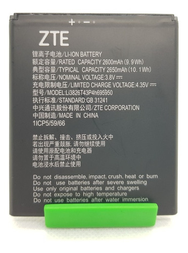 Batería Pila Zte Blade L210 Mod. Li3826t43p4h695950 Original