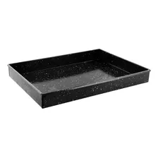 Asadera Fuente Enlozada Rectangular Nº 5 38x29 Horno Jovifel Color Negro