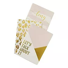 Papel Decorativo - Mud Pie Blush Notebook Trio