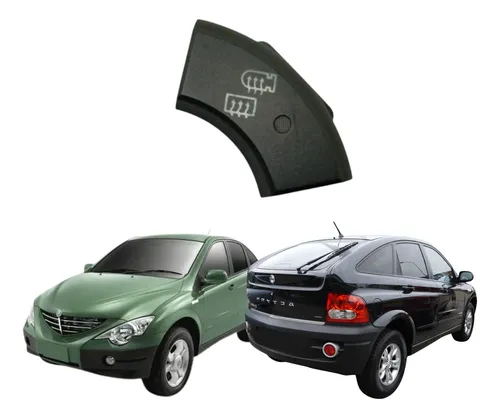 Botão Desembaçador Vidro Traseiro Actyon 2009 2011 Usado
