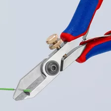 Tijera Pelacable Para Electronica Mg Bi-componente Knipex