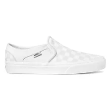  Zapatilla Mujer Asher Checkerboard White/white