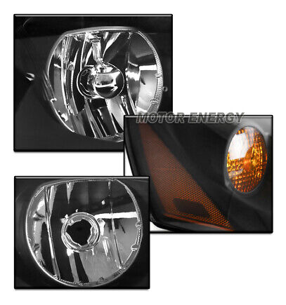 For 05-10 Pontiac G6 Gt Black Headlights Lamps W/bumper  Nnc Foto 3