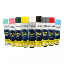 Tinta Spray Cores Brilhante Cx 6un Uso Geral 400ml