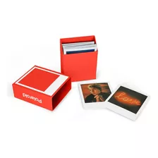 Caja De Almacenamiento De Fotos Roja (6117)