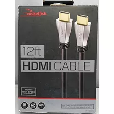 Rocketfish 12 .pies Cable En La Pared Hdmi 18gbps Ultra Hd 4