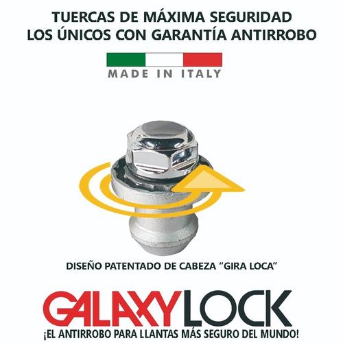 Seguro Tuercas Chevrolet Aveo Lt Aut Galaxy Lock Foto 4