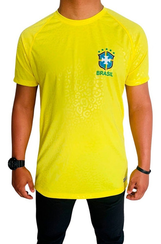 Camiseta Torcedor: Seleção Brasileira Amarela Masculina