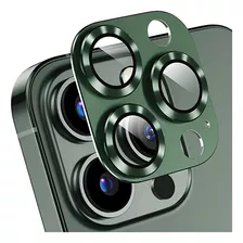 Protector De Camara Para iPhone 14 Pro Max De Metal/verde 