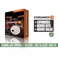 Ez Drummer 3 Full + Expansões + Midi Pack + Kits Novos Top