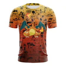 Camisa Camiseta Anime Pokemon Charizard